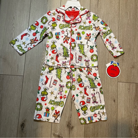 Dr. Seuss Other - NWT Dr. Seuss The Grinch & Cindy Lou Who Toddler 2-Pc Pajama Set 2T